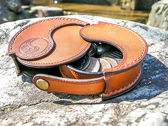 コインケース【蕾鼓〜raiko〜】ブラウン