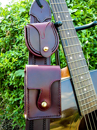 ギターストラップ【ポケット正面】